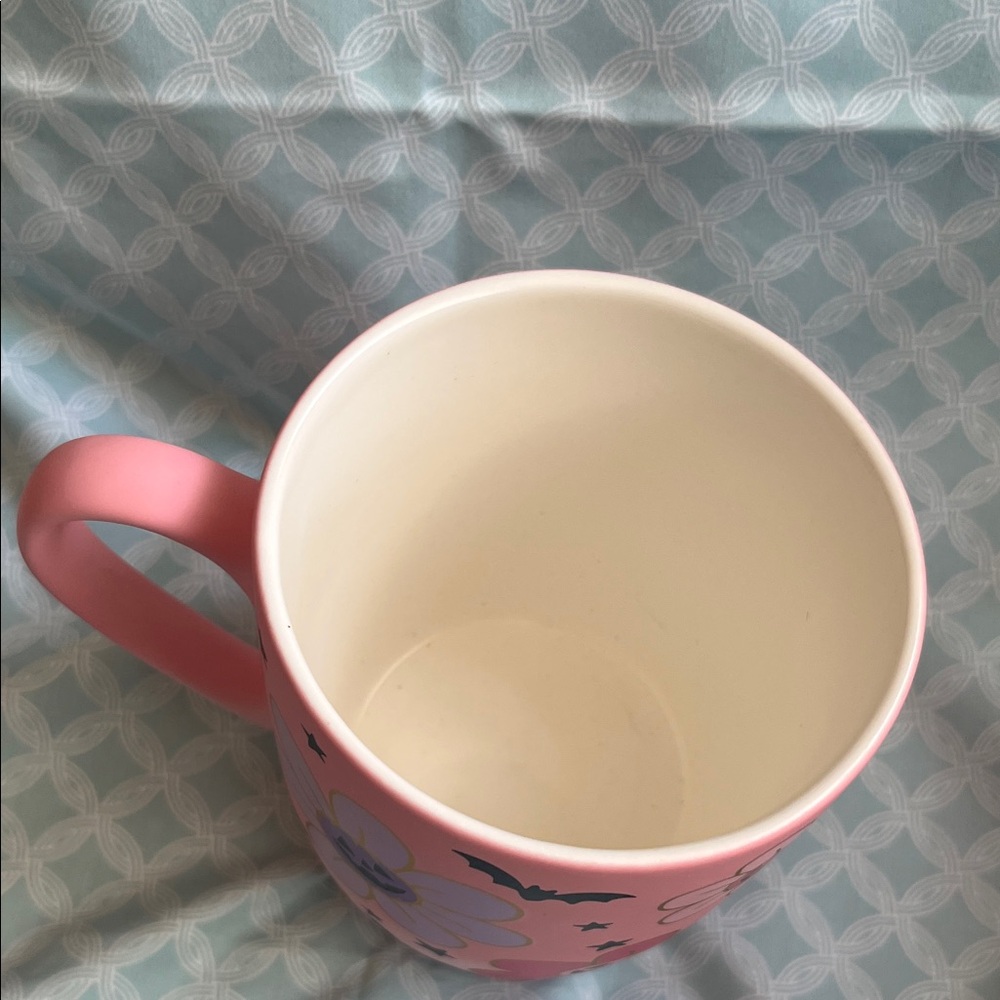 Pink Halloween Floral Mug - Picture 2 of 3